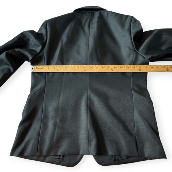 Comme des Garçons CDG Polyester Serge Thick Blazer Black, Size L, RN-J016 FW24 - Picture 14 of 16